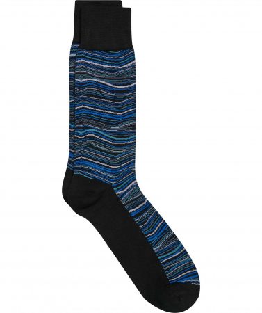 Socks | Socks, Anthracite Wavy Stripes – Egara Mens