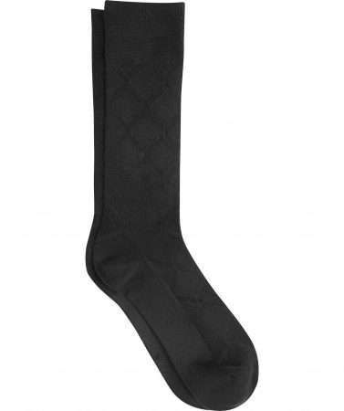 Socks | Soft Socks Black Lattice Socks, 1 Pair – Joseph Abboud Mens