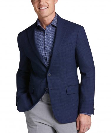 Sport Coats | Awear-Tech Slim Fit Sport Coat, Navy Check – Awearness Kenneth Cole Mens