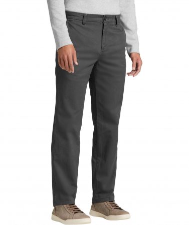 Casual Pants | Modern Fit Chinos, Charcoal – Joseph Abboud Mens